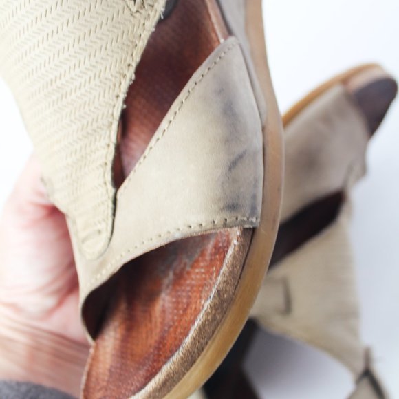 Miz Mooz Maisie Wedge Sandals in SAGE - Size EU 38 / US 8 Discontinued Style - Picture 6 of 11